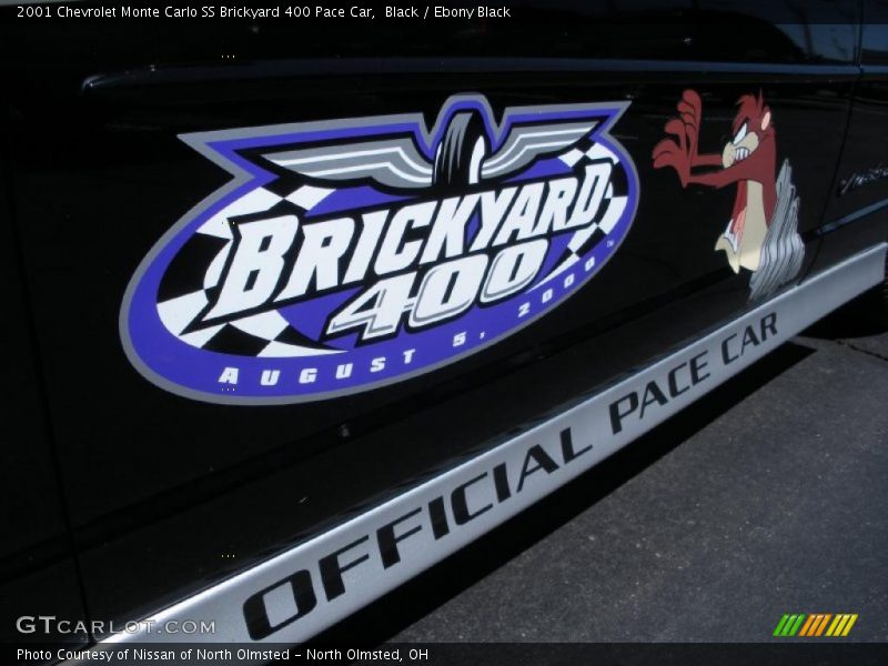 Black / Ebony Black 2001 Chevrolet Monte Carlo SS Brickyard 400 Pace Car