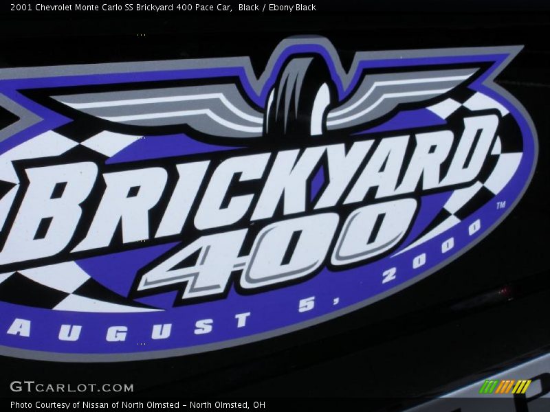 Black / Ebony Black 2001 Chevrolet Monte Carlo SS Brickyard 400 Pace Car