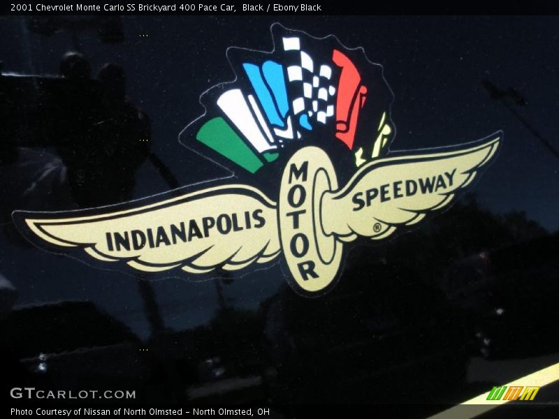 Black / Ebony Black 2001 Chevrolet Monte Carlo SS Brickyard 400 Pace Car
