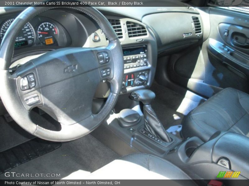 Black / Ebony Black 2001 Chevrolet Monte Carlo SS Brickyard 400 Pace Car