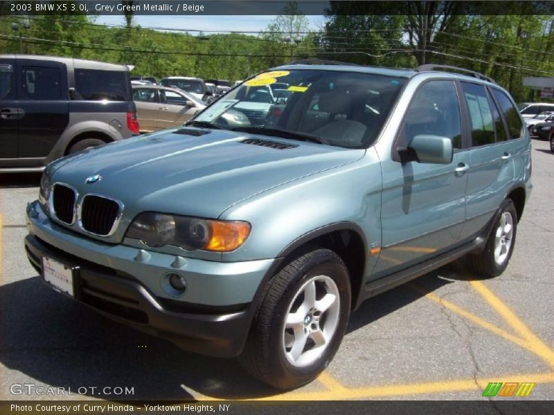 Grey Green Metallic / Beige 2003 BMW X5 3.0i