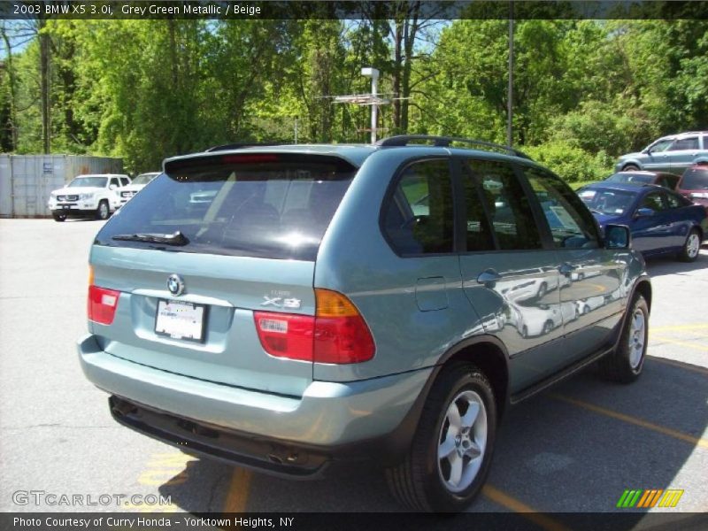 Grey Green Metallic / Beige 2003 BMW X5 3.0i
