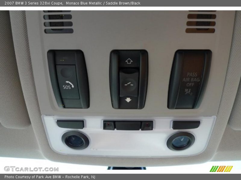 Monaco Blue Metallic / Saddle Brown/Black 2007 BMW 3 Series 328xi Coupe