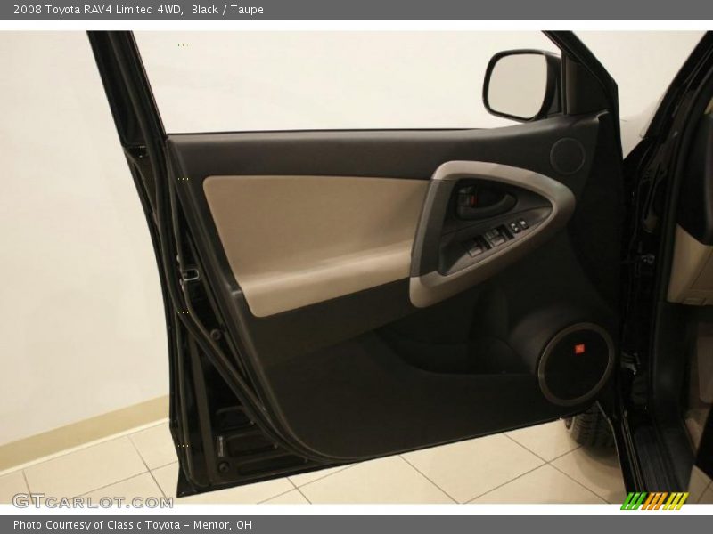 Black / Taupe 2008 Toyota RAV4 Limited 4WD