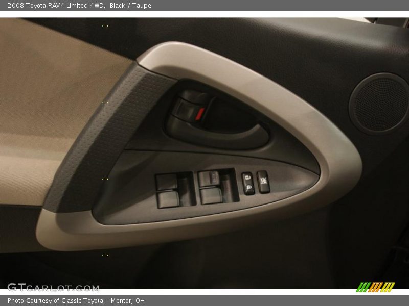 Black / Taupe 2008 Toyota RAV4 Limited 4WD