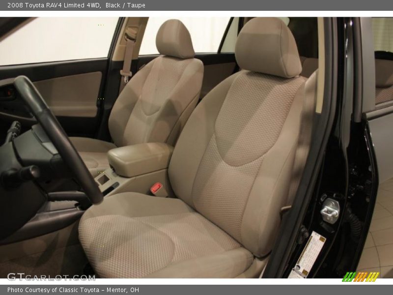 Black / Taupe 2008 Toyota RAV4 Limited 4WD