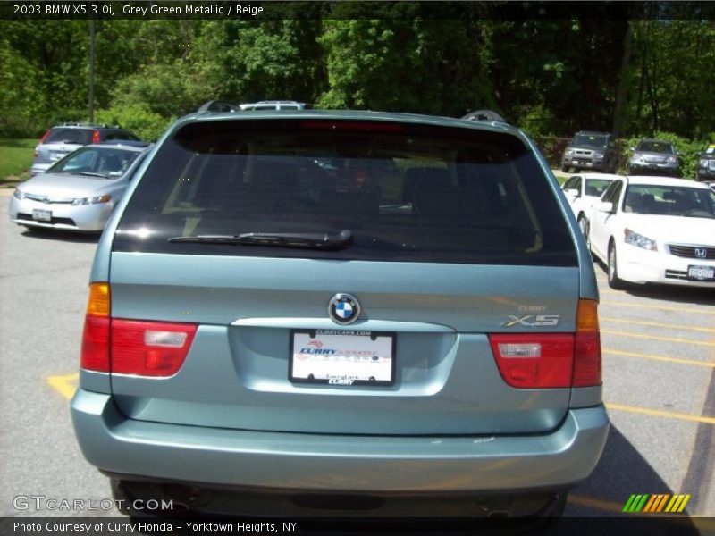 Grey Green Metallic / Beige 2003 BMW X5 3.0i