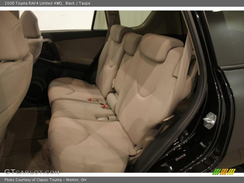 Black / Taupe 2008 Toyota RAV4 Limited 4WD
