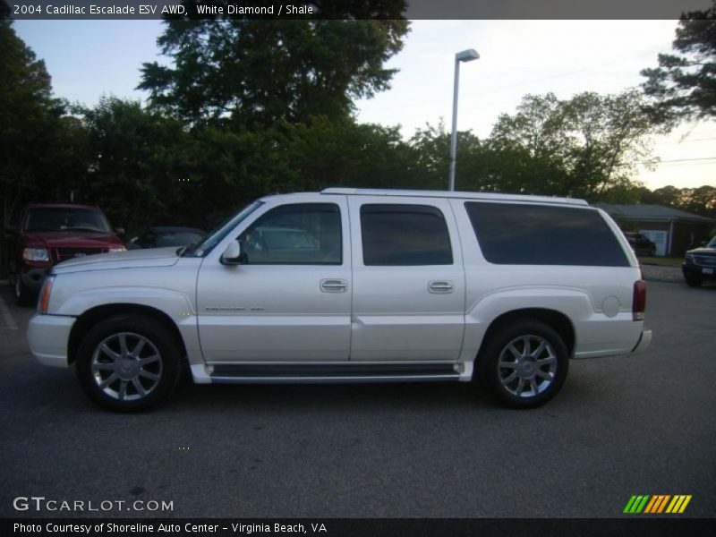 White Diamond / Shale 2004 Cadillac Escalade ESV AWD