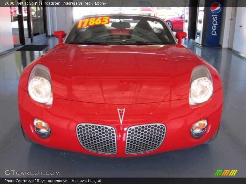 Aggressive Red / Ebony 2008 Pontiac Solstice Roadster