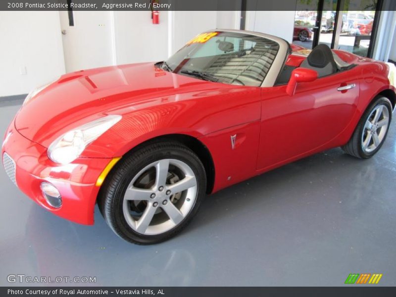 Aggressive Red / Ebony 2008 Pontiac Solstice Roadster