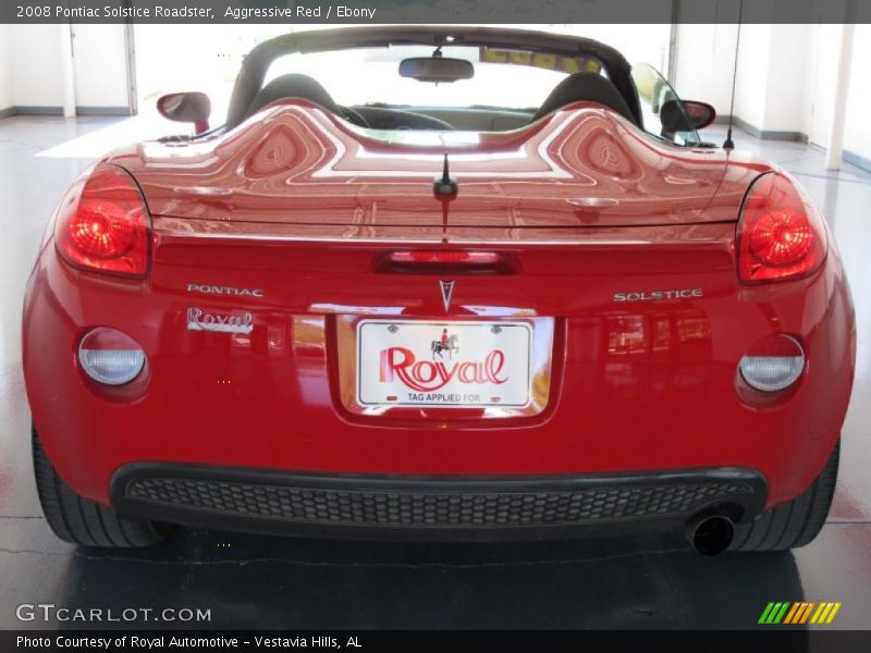 Aggressive Red / Ebony 2008 Pontiac Solstice Roadster