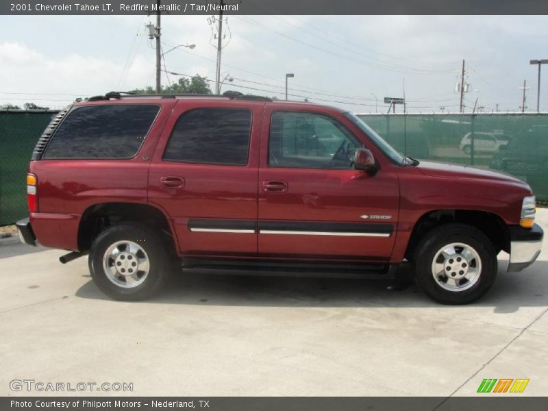 Redfire Metallic / Tan/Neutral 2001 Chevrolet Tahoe LT