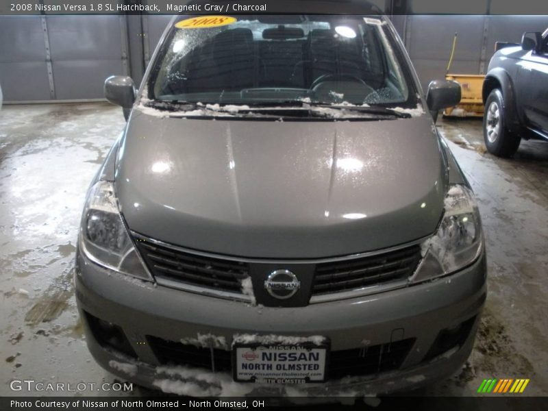Magnetic Gray / Charcoal 2008 Nissan Versa 1.8 SL Hatchback