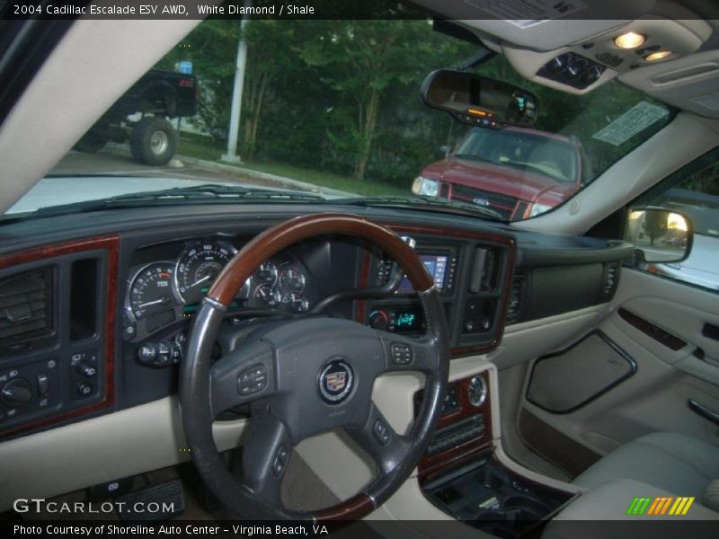 White Diamond / Shale 2004 Cadillac Escalade ESV AWD
