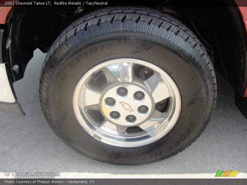 Redfire Metallic / Tan/Neutral 2001 Chevrolet Tahoe LT