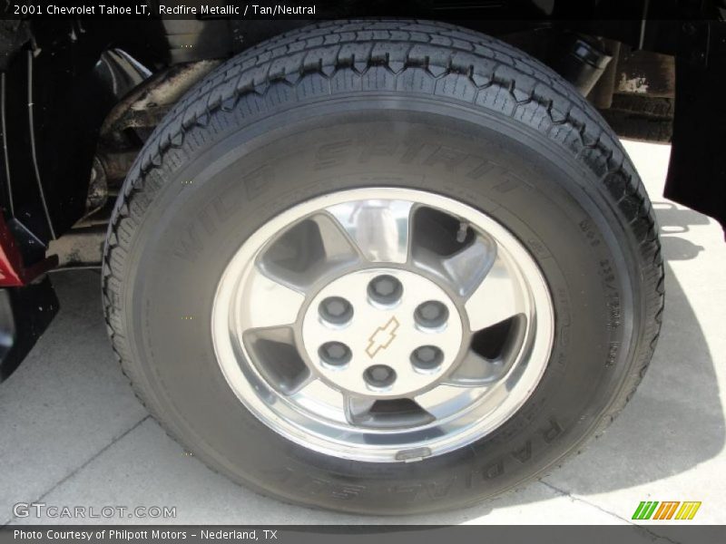 Redfire Metallic / Tan/Neutral 2001 Chevrolet Tahoe LT