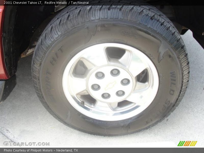 Redfire Metallic / Tan/Neutral 2001 Chevrolet Tahoe LT