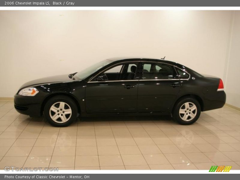 Black / Gray 2006 Chevrolet Impala LS