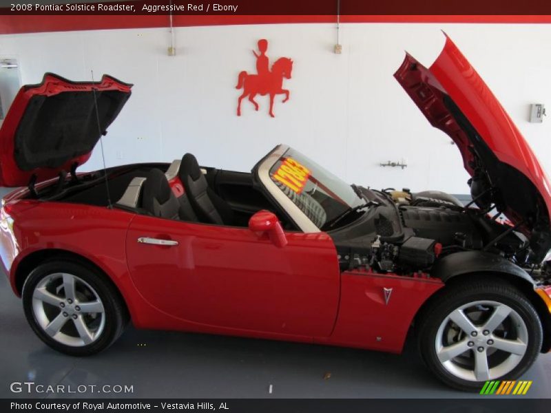 Aggressive Red / Ebony 2008 Pontiac Solstice Roadster