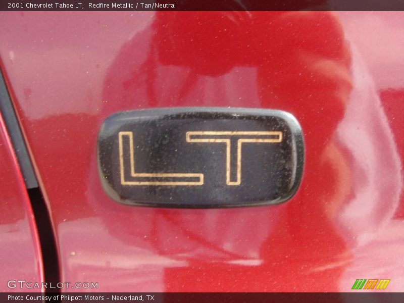 Redfire Metallic / Tan/Neutral 2001 Chevrolet Tahoe LT
