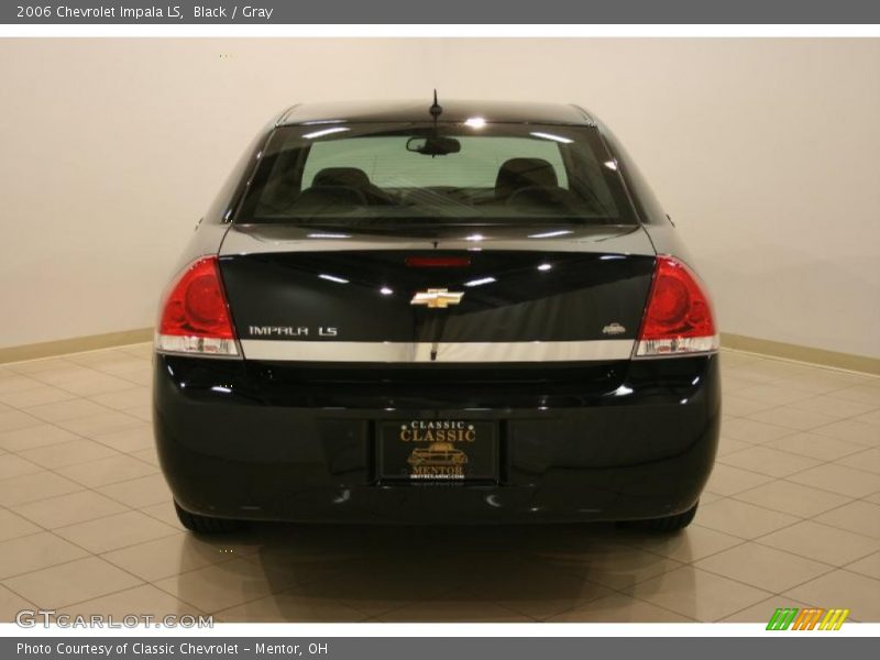 Black / Gray 2006 Chevrolet Impala LS