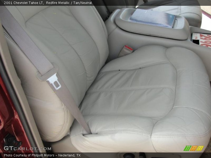 Redfire Metallic / Tan/Neutral 2001 Chevrolet Tahoe LT