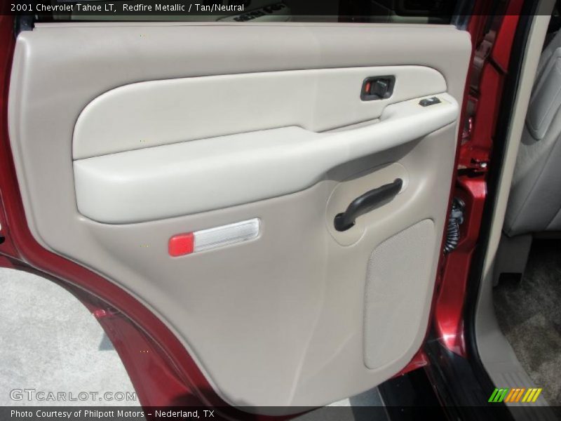 Redfire Metallic / Tan/Neutral 2001 Chevrolet Tahoe LT
