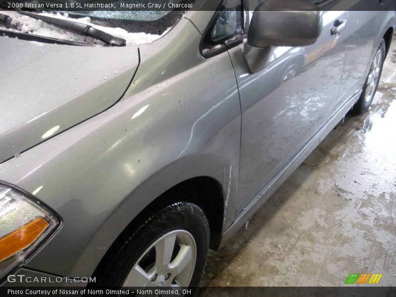 Magnetic Gray / Charcoal 2008 Nissan Versa 1.8 SL Hatchback