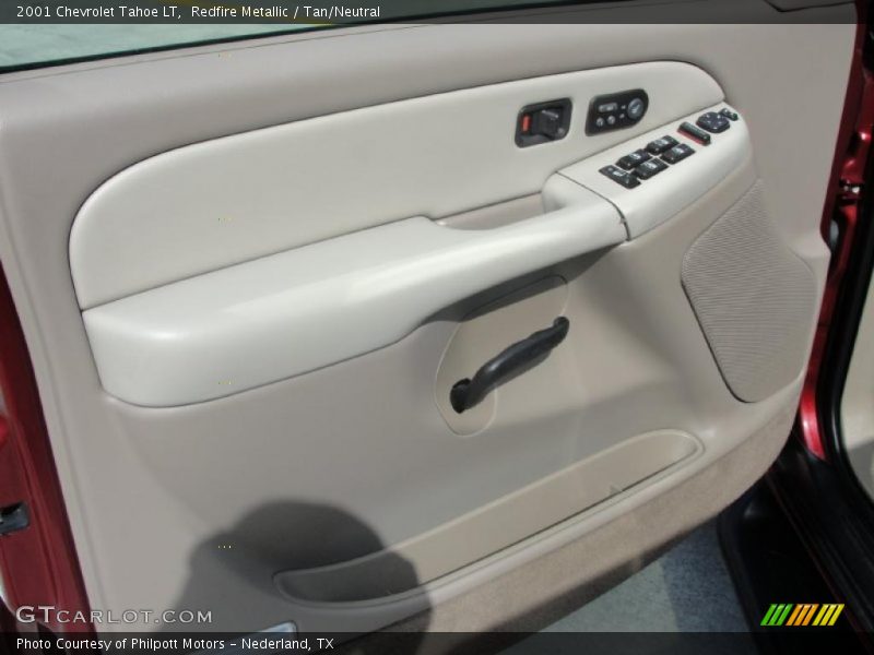 Redfire Metallic / Tan/Neutral 2001 Chevrolet Tahoe LT