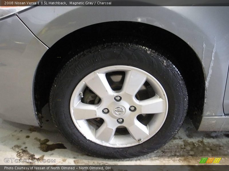Magnetic Gray / Charcoal 2008 Nissan Versa 1.8 SL Hatchback