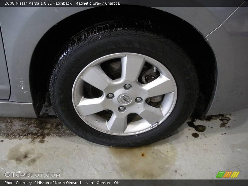 Magnetic Gray / Charcoal 2008 Nissan Versa 1.8 SL Hatchback