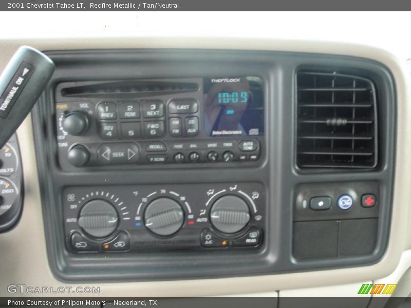 Redfire Metallic / Tan/Neutral 2001 Chevrolet Tahoe LT