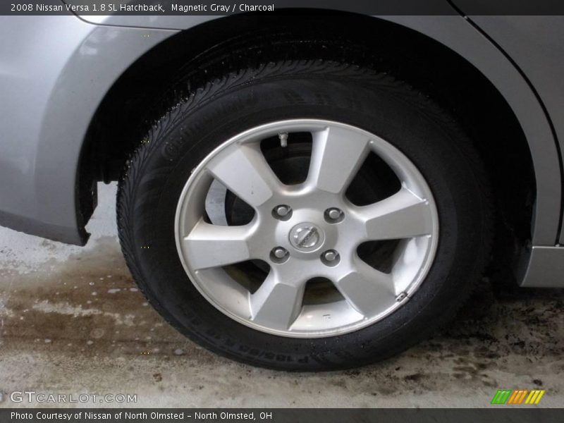 Magnetic Gray / Charcoal 2008 Nissan Versa 1.8 SL Hatchback