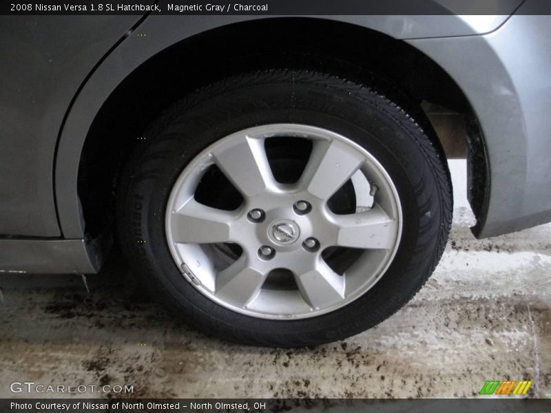 Magnetic Gray / Charcoal 2008 Nissan Versa 1.8 SL Hatchback