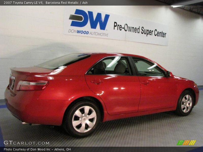 Barcelona Red Metallic / Ash 2007 Toyota Camry LE V6