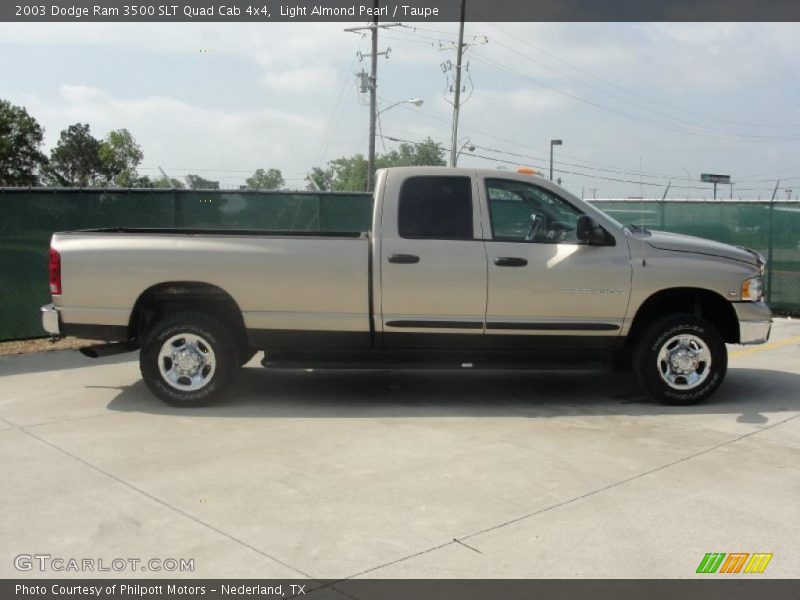 Light Almond Pearl / Taupe 2003 Dodge Ram 3500 SLT Quad Cab 4x4