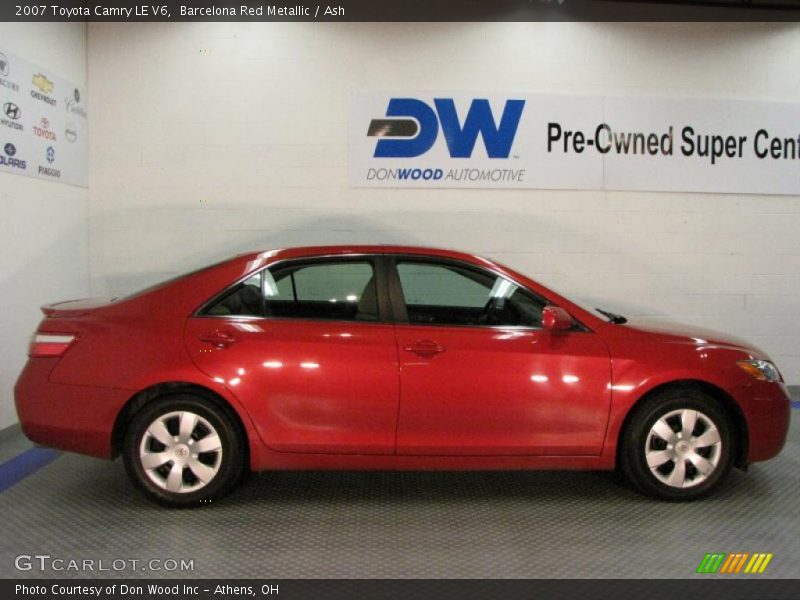 Barcelona Red Metallic / Ash 2007 Toyota Camry LE V6