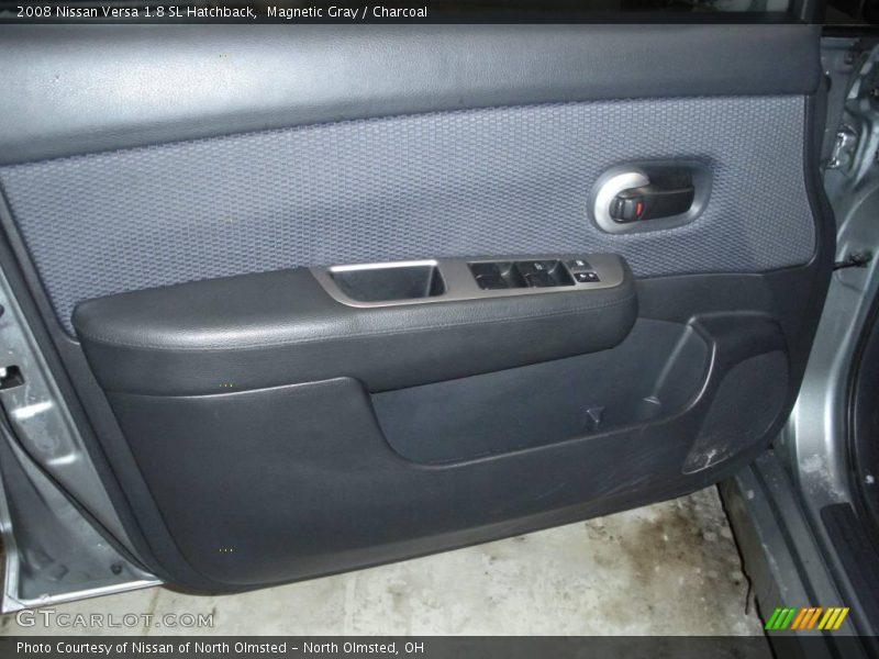 Magnetic Gray / Charcoal 2008 Nissan Versa 1.8 SL Hatchback