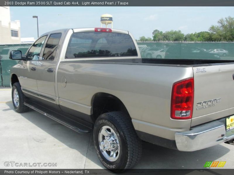 Light Almond Pearl / Taupe 2003 Dodge Ram 3500 SLT Quad Cab 4x4