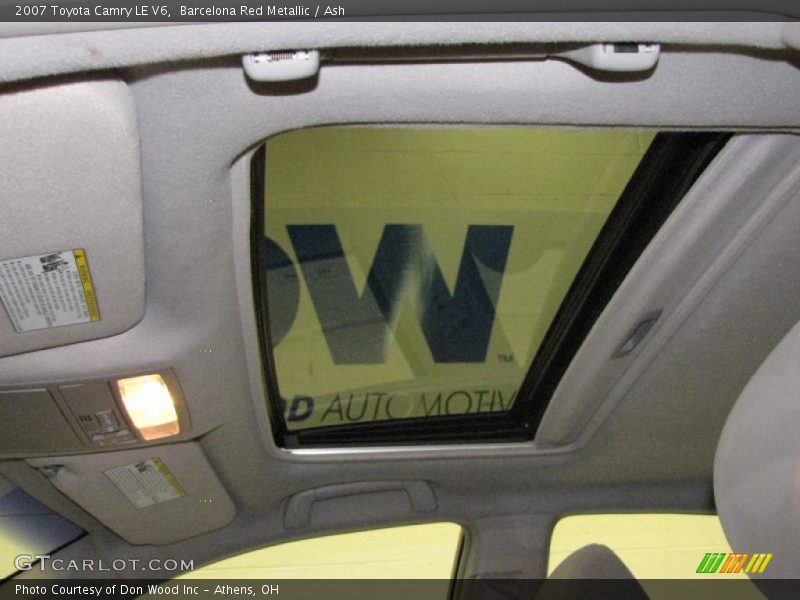 Barcelona Red Metallic / Ash 2007 Toyota Camry LE V6