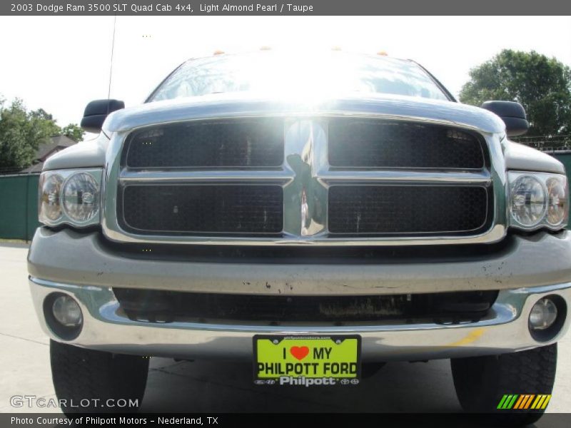 Light Almond Pearl / Taupe 2003 Dodge Ram 3500 SLT Quad Cab 4x4