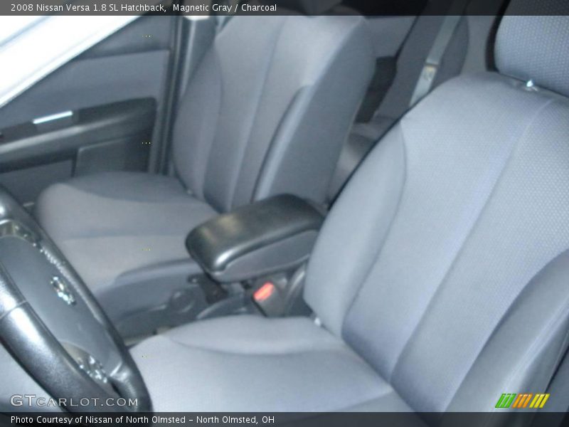 Magnetic Gray / Charcoal 2008 Nissan Versa 1.8 SL Hatchback