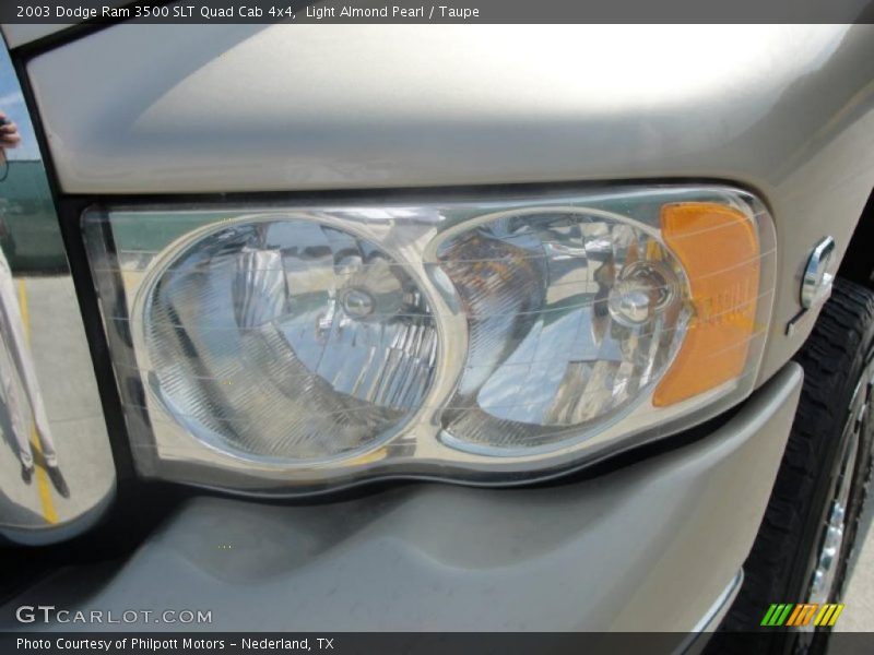 Light Almond Pearl / Taupe 2003 Dodge Ram 3500 SLT Quad Cab 4x4