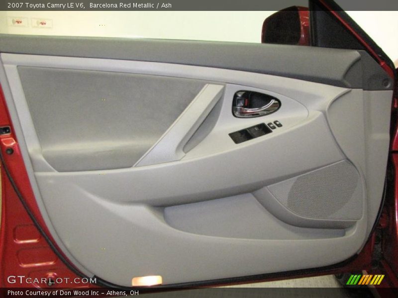 Barcelona Red Metallic / Ash 2007 Toyota Camry LE V6
