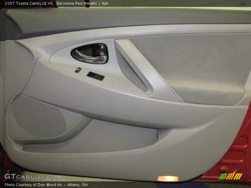 Barcelona Red Metallic / Ash 2007 Toyota Camry LE V6