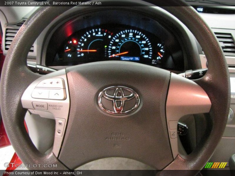 Barcelona Red Metallic / Ash 2007 Toyota Camry LE V6
