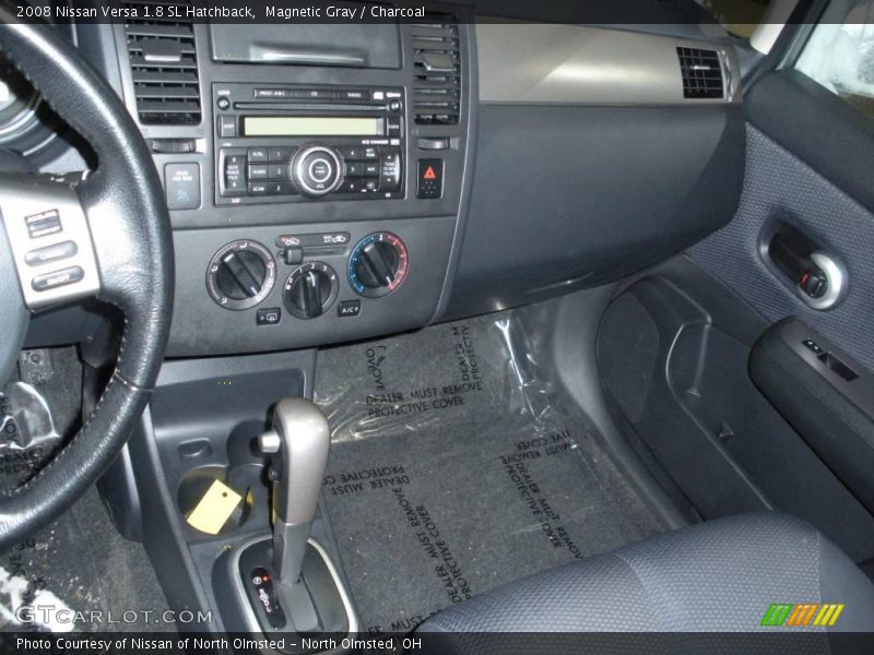 Magnetic Gray / Charcoal 2008 Nissan Versa 1.8 SL Hatchback