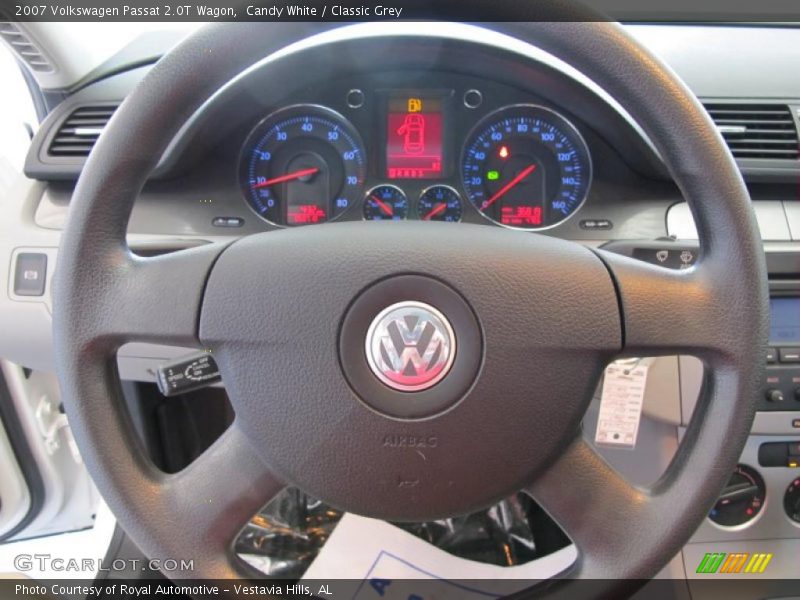 Candy White / Classic Grey 2007 Volkswagen Passat 2.0T Wagon