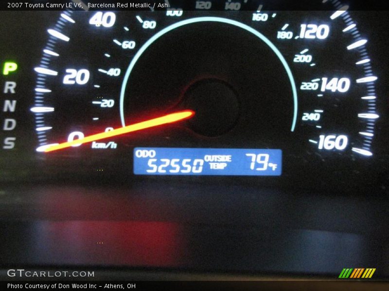 Barcelona Red Metallic / Ash 2007 Toyota Camry LE V6